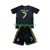Billige Fotballdrakter Real Madrid Cristiano Ronaldo 7 Barn Retro Bortedraktsett 2011-2012 Kortermet